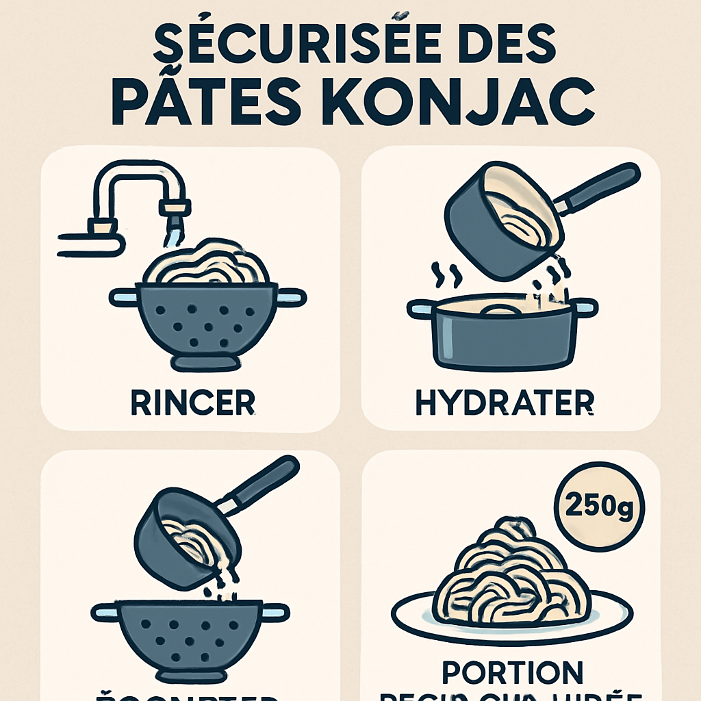 découvrez les principaux risques liés à la consommation de pâtes konjac, leurs effets secondaires potentiels et les précautions à prendre pour une alimentation saine et sûre.
